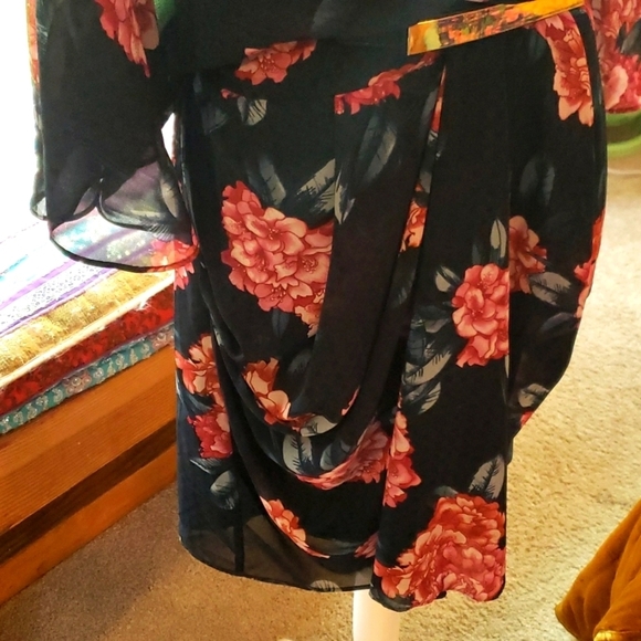 FLORAL Jade Midi Dress NWOT - Picture 4 of 5